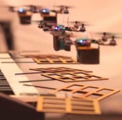 Музыка в исполнении беспилотных мини-роботов
