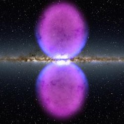 Пузыри гамма-лучей в центре галактики 