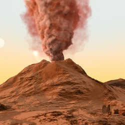 Температуру Марса определяют по вулканам