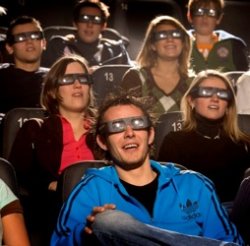 Придуман способ показа  3-D фильмов без очков