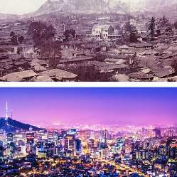 Фотографии больших городов, которые изменились до неузнаваемости