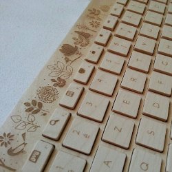 Деревянная клавиатура - новое творение западных специалистов
