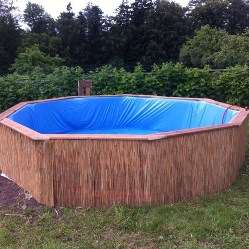 Как сделать бассейн из деревянных поддонов
