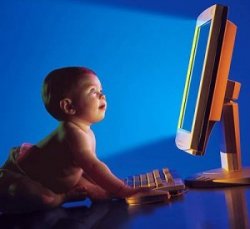Дети заменяют родителей компьютерами