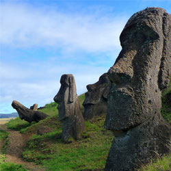 Статуи острова Пасхи умели "ходить"