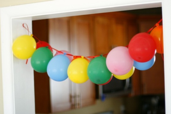 Как украсить шариками день рождения ребенку