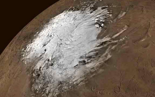 На Марсе обнаружен огромный ледник
