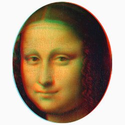 "Мона Лиза" - это первое  в истории 3D изображение