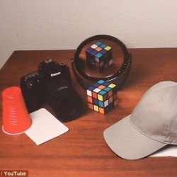 Оптическая иллюзия: какие предметы на видео настоящие?