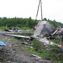 Самолет Ту-134 потерпел крушение под Петрозаводском, 44 человека погибло