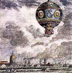 Первый полет человека на воздушном шаре 