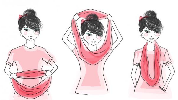 Как красиво повязать шарф Как носить шарф - советы