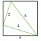 Проверьте свою логику с этой интересной геометрической задачей: Найдите длину стороны квадрата