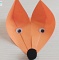Милая мордочка лисы за 1 минуту – простое оригами