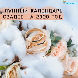 Благоприятные дни для свадьбы в 2020 году по лунному и церковному календарям