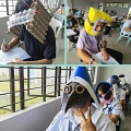 Студенты на Филиппинах пришли на экзамен в оригинальных головных уборах от списывания
