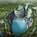 В Китае построят подземную гостиницу класса люкс