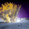 На Луне произошел самый крупный взрыв из-за падения метеорита